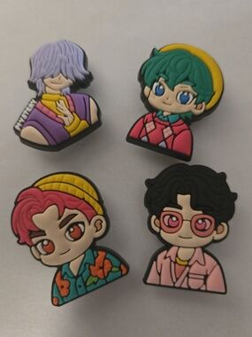 Kpop Inspired Croc Charms...4 Charms